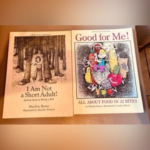 2 books/ I Am Not a Short Adult & Good For Me